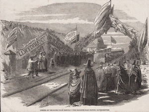 Opening of the South-Wales Railway —— The Narberth-Road Station, Haverfordwest